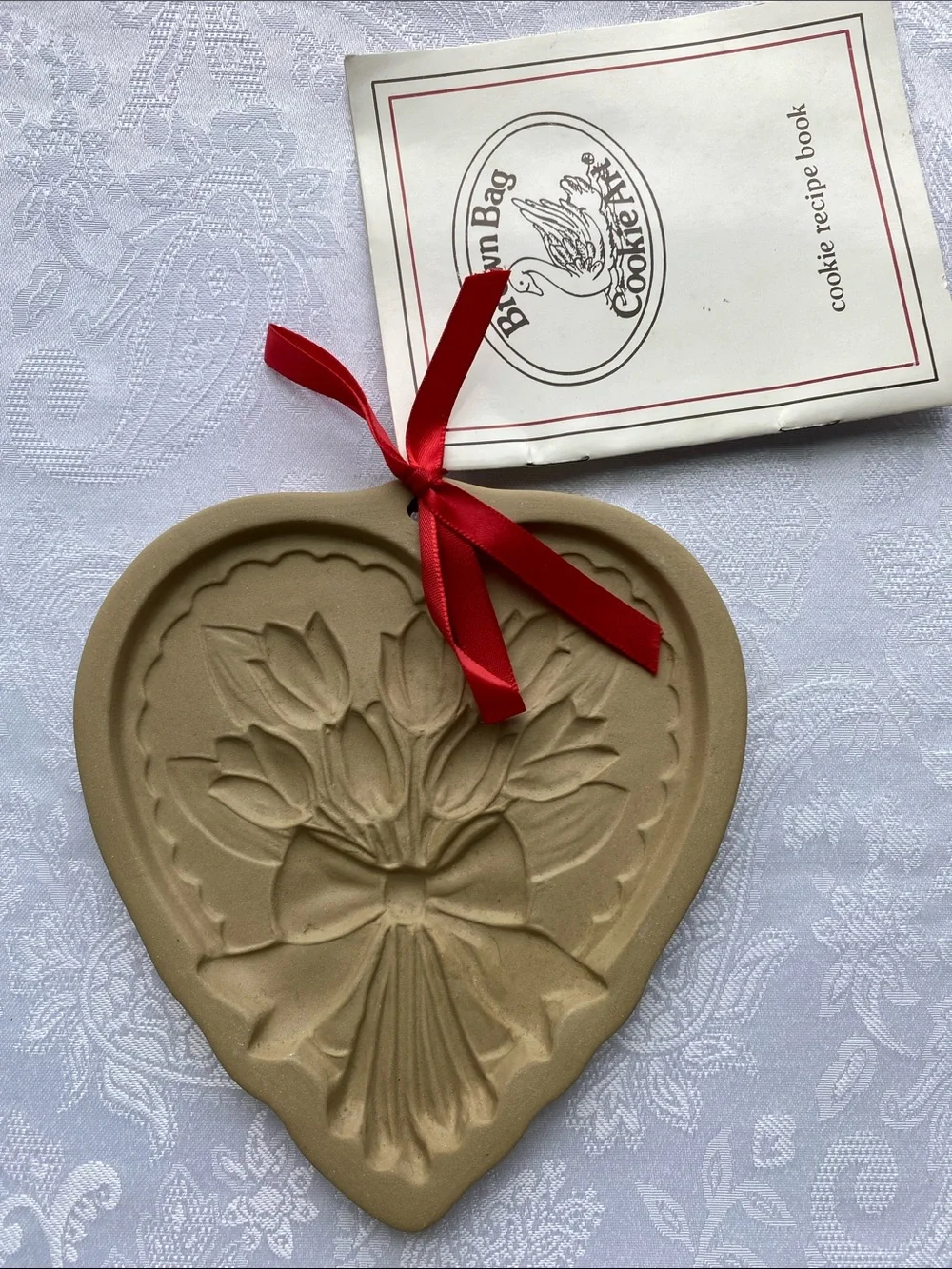 Vtg Brown Bag Cookie Art Hill Design Lot 6 Santa Heart Rocking Horse Molds